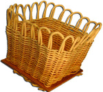 Basket Kit 4x4in Round Reed