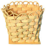 Flat Reed Basket 4 " x 4"