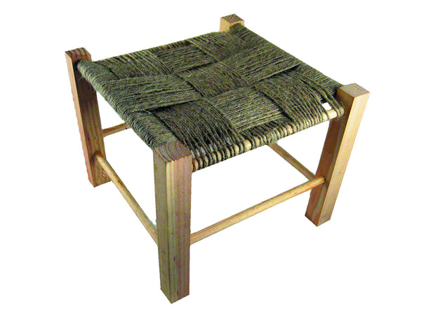 Camp Foot Stool Kit with Jute
