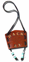 Leather Neckerchief Slide - 25 Pack